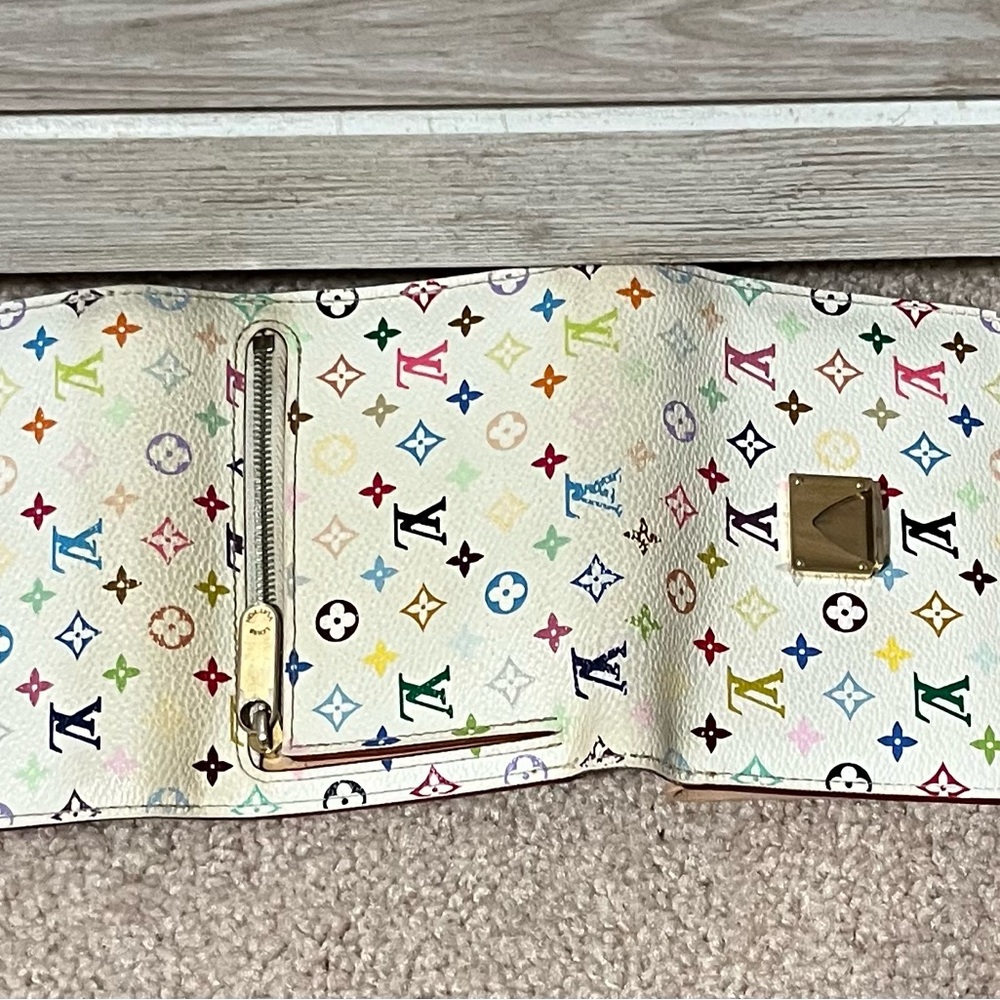 Louis Vuitton Murakami White Multicolor Wallet - Picture 7 of 9